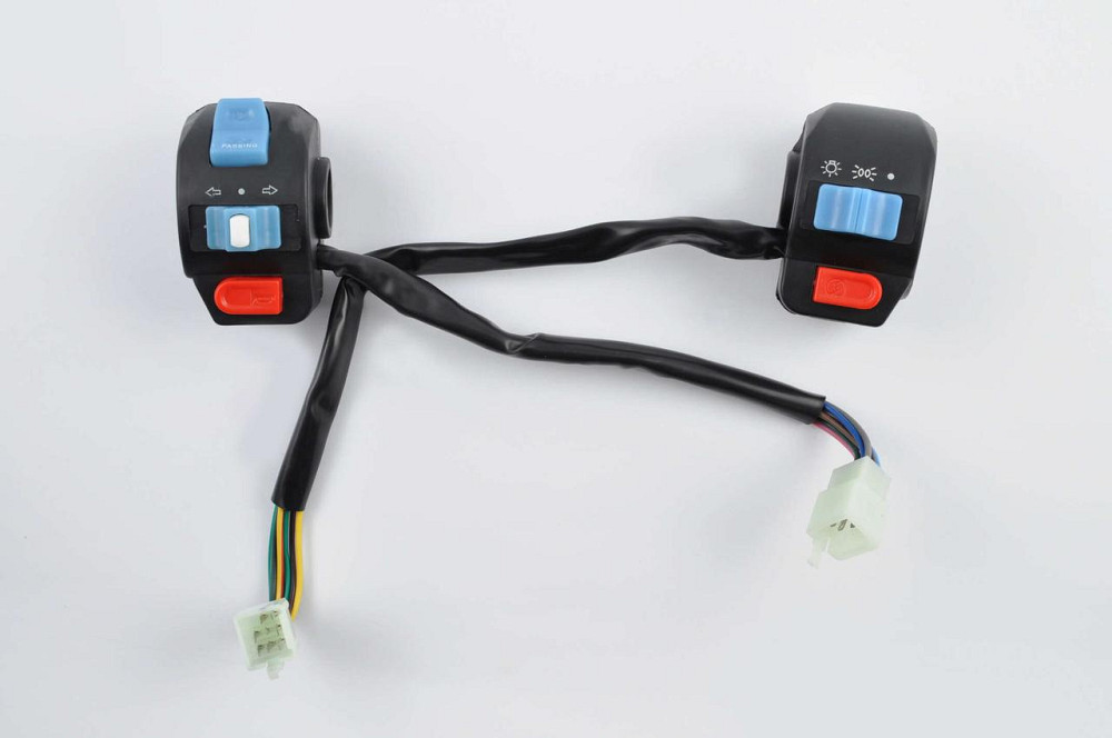 Блоки кнопок керма (пара) скутер 4 т 50 (диск/диск) Мукачево - фото 1