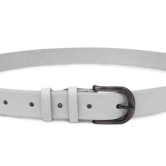 Современный гладкий женский ремень Vintage 20788 Белый Киев