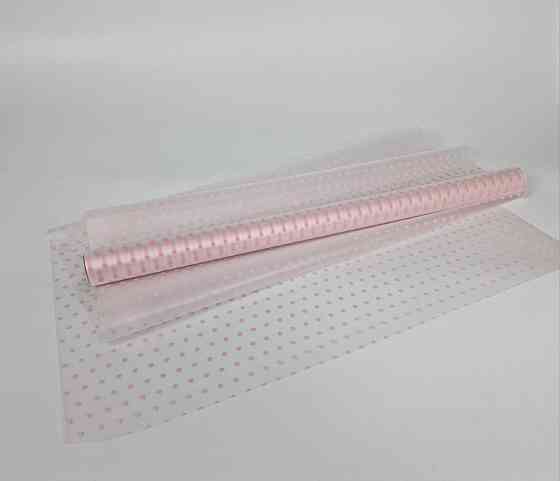 Плівка флориста матова для квітів (57) (h600) Горох Дрібний No 8 Рожеві (1 шт.) Харків