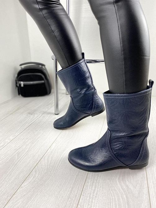 Nivelle Жіночі черевики NIVELLE сині натуральна шкіра 36р. (5210/1/0508) Коломия - фото 2