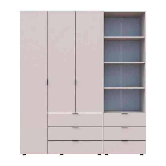 Шафа для одягу Doros Гелар Кашемір 3ДСП з пеналом 176.2х49.5х203.4 (DRS-011922) Львів