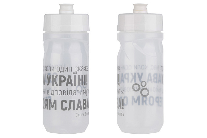Пляшка для велосипеда (спортивна фляга) ONRIDE Glory 600 мл прозора Бровари - фото 1
