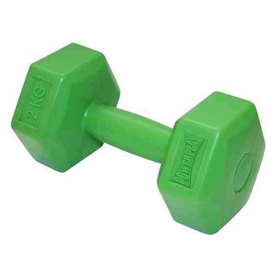 Гантель композитна PowerPlay 4124 Hercules 2 кг. Зелена (1шт.) Кам'янське
