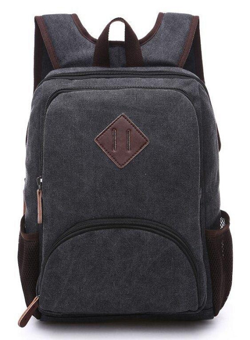 Рюкзак текстильний Vintage 20074 Чорний Київ - фото 1