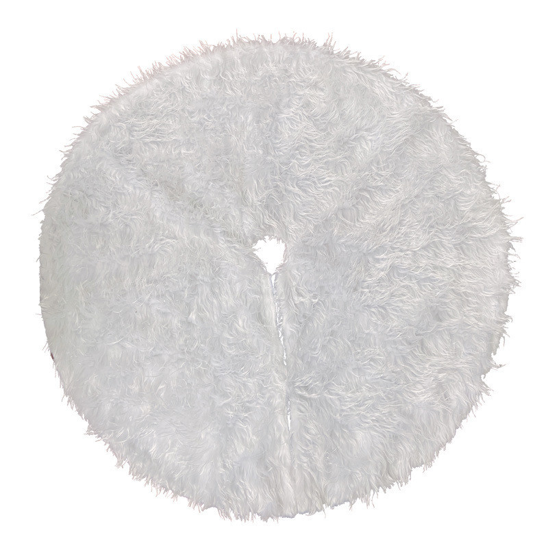 Коврик под елку 90 см бело-серый Киев - изображение 7