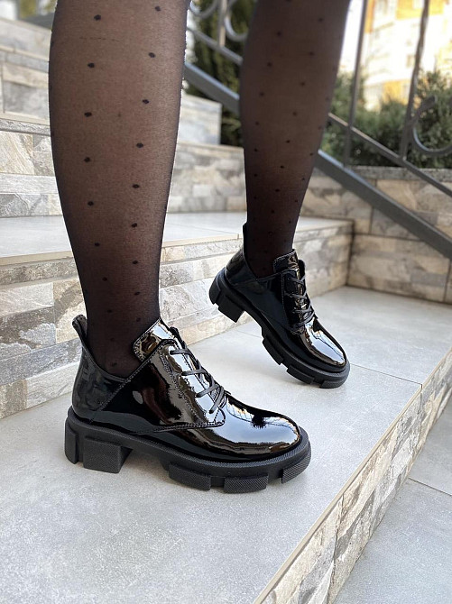 Туфлі жіночі ROSTA 3040 чорні (весна-осінь, шкіра лакована) (4350) Коломыя - изображение 5