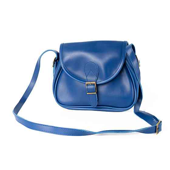 Сумка женская через плечо из качественной искусственной кожи, стильная сумочка, Синий Каменец-Подольский