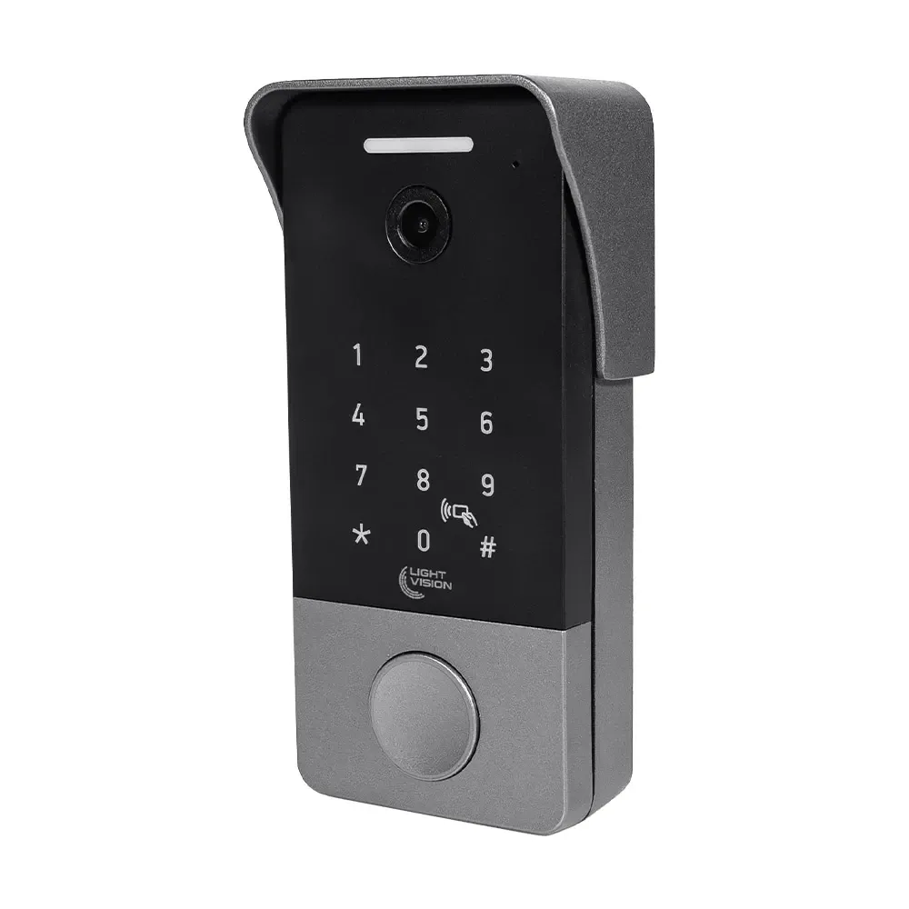 Відеопанель 2Mp Light Vision RIO FHD(KEY) Silver зі зчитувачем Mifare та клавіатурою (82-00243) Київ - фото 11