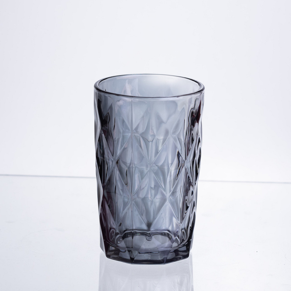 Набір склянок Fractal 6 штук по 300 мл HP-19-270 прозорий стакани для напоїв газованки лимонаду Коломия - фото 3