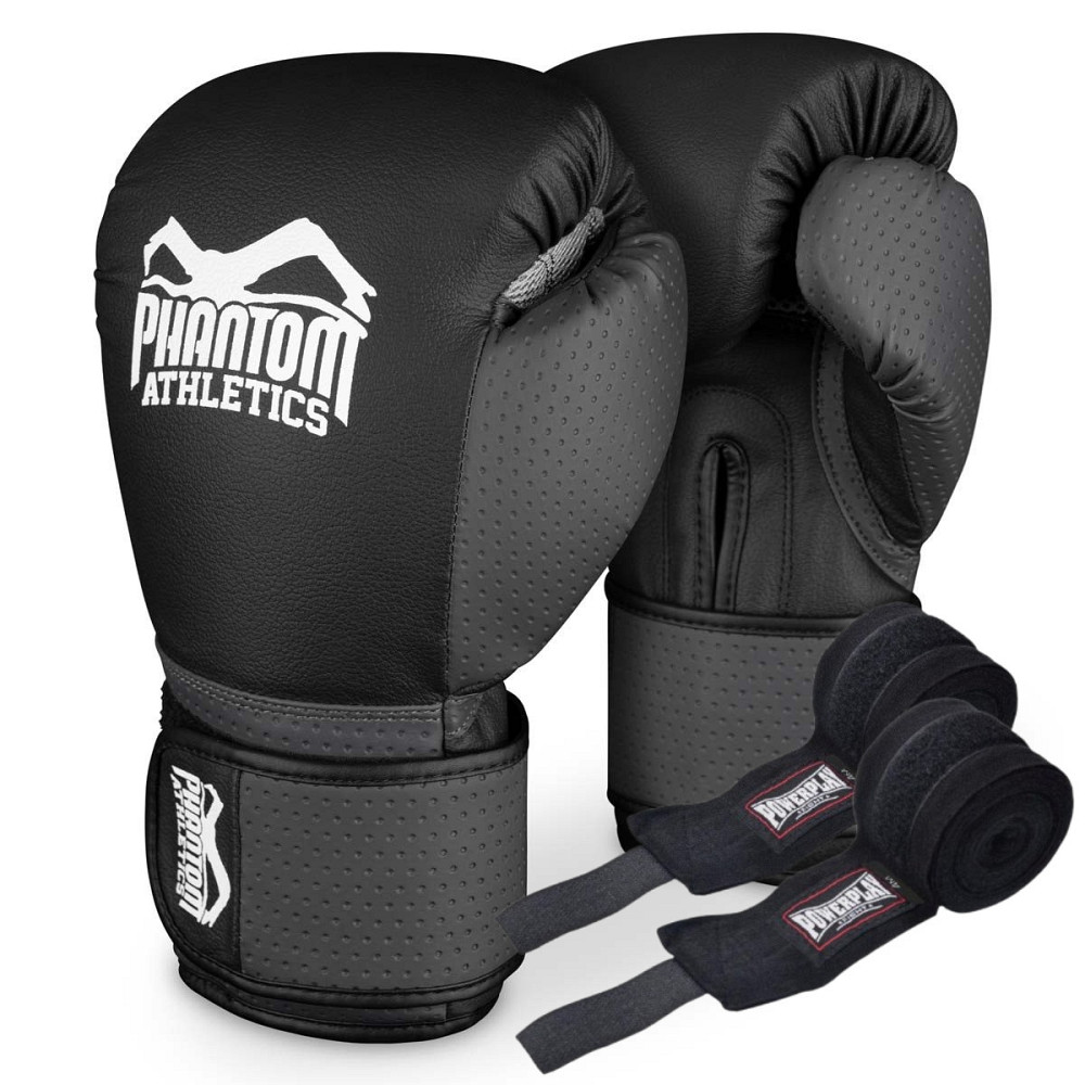 Боксерские перчатки Phantom Reaper Black12 унций (Бинты 4м. в подарок) Киев - изображение 1