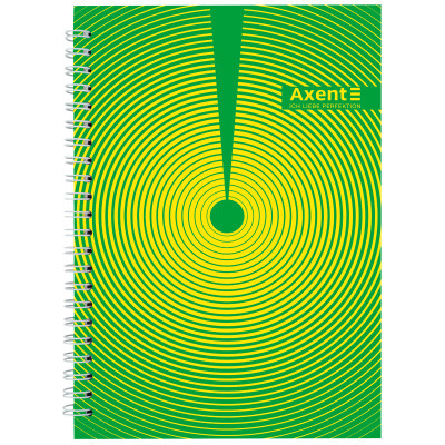 Блокнот Axent на спіралі А5 96 аркушів, клітинка, тверда обкладинка №29 (8032-29-A) Вінниця - фото 1