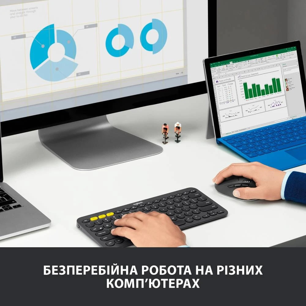 Миша бездротова Logitech M720 Triathlon Black (910-004791) Чорний Харьков - изображение 20