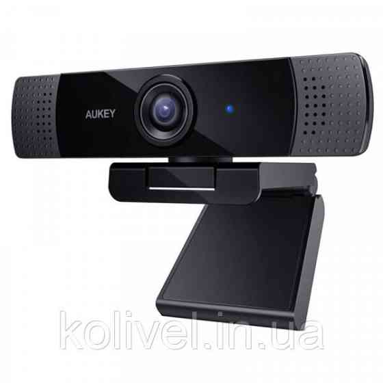 Веб-камера Aukey 1080p FHD Live Streaming Camera, Stereo Mic (PC-LM1E) Київ