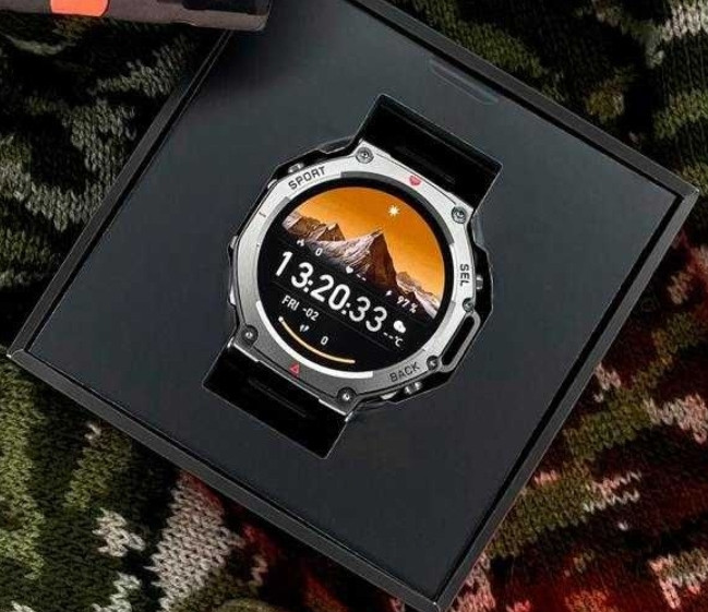 Годинник з пульсометром Modfit Titan Force GPS Black вологозахист 5АТМ. Київ - фото 2