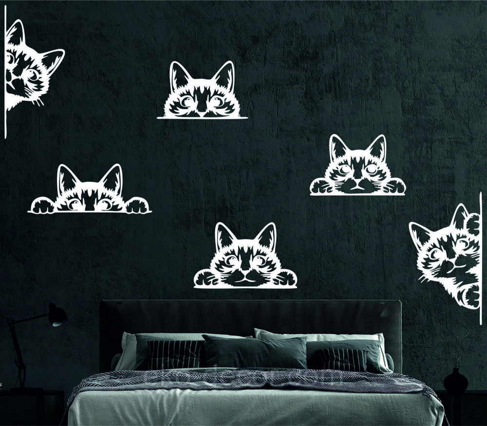 Декоративне настінне 3D Панно «Кіт» Декор на стіну з об'ємом (ціна за 1 шт) Київ - фото 8