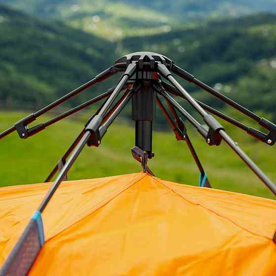 Намет автоматичний двомісний 200*230*130 см водонепроникний помаранчева LU015O Київ