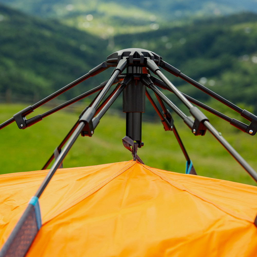 Намет автоматичний двомісний 200*230*130 см водонепроникний помаранчева LU015O Київ - фото 5