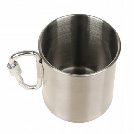 Кружка металлическая 500 мл с ручкой карабином Одесса - изображение 4