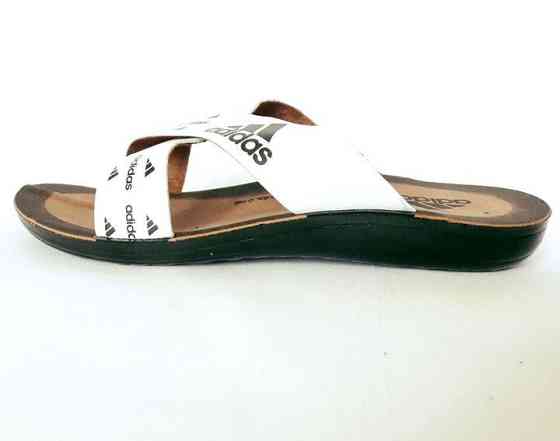 Чоловічі Шльопанці Тапочки Adidas Сланці Білі ( розміри: 40,41,42,43,44,45) Дніпро
