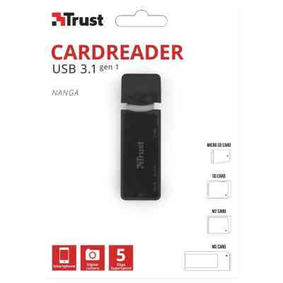 Зчитувач флеш-карт Trust Nanga USB 3.1 (21935) Вінниця