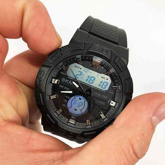 Якісні спортивні годинники SKMEI 1881BKWT, Кращі військові годинники Спеціальні для армії BO-24 Івано-Франківськ