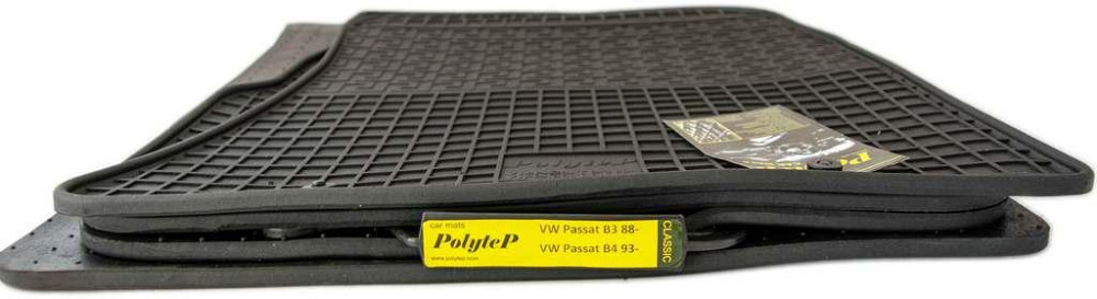 Килимки салону гумові VW B3 88-/ Passat B4 93-, к-т (4шт.) Київ - фото 1