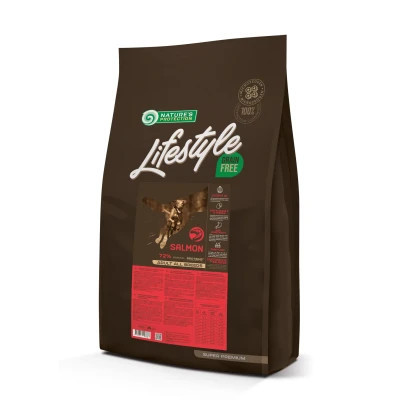 Сухой корм для собак Nature's Protection Lifestyle Grain Free Salmon Adult All Breeds 10 кг (NPLS45678) Винница - изображение 1