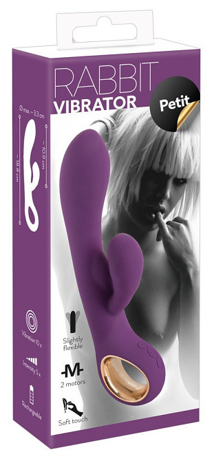 Rabbit Вибратор petit purple Sex Aura Киев - изображение 1
