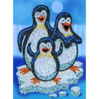 Набор для творчества Sequin Art RED Pepino Penguins (SA1503) Винница