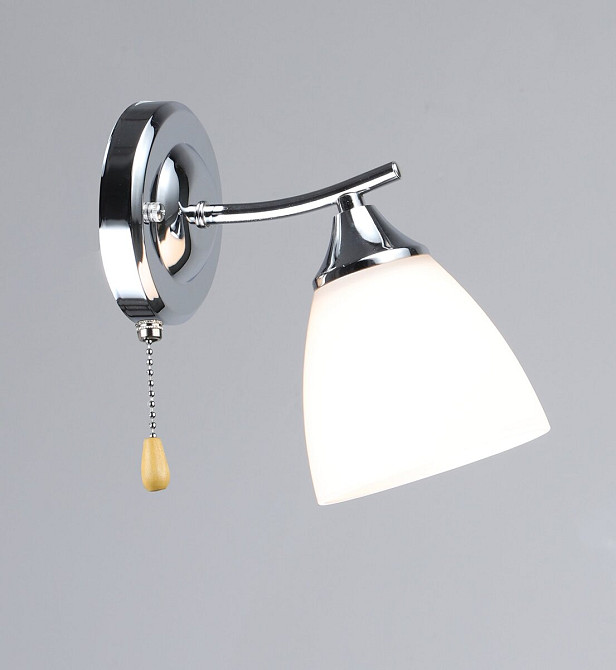 Бра настінне на 1 плафон VALESO K2313/1W, хромовий (E27) Коломия - фото 1