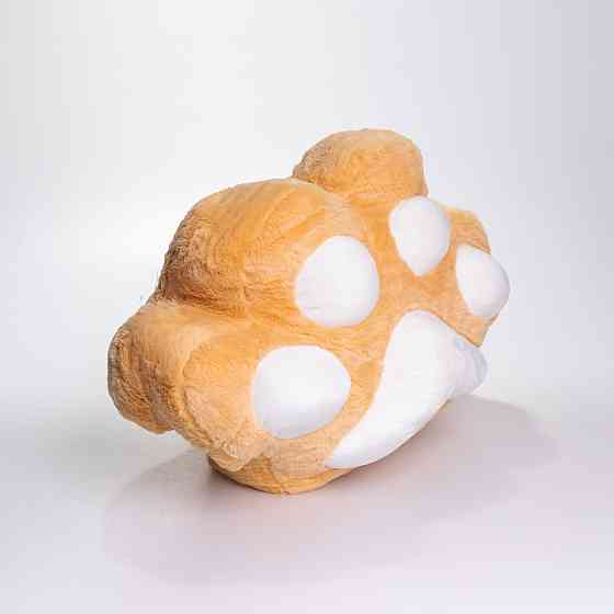 Yiwu М'яка іграшка-подушка з пледом і муфтою 3 в 1 Лапка 40×40×25 (см) Помаранчевий Yiwu 520-18 Коломия