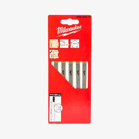 Полотна для лобзика T101BR MILWAUKEE, 105/2,5мм, (5шт) Одесса