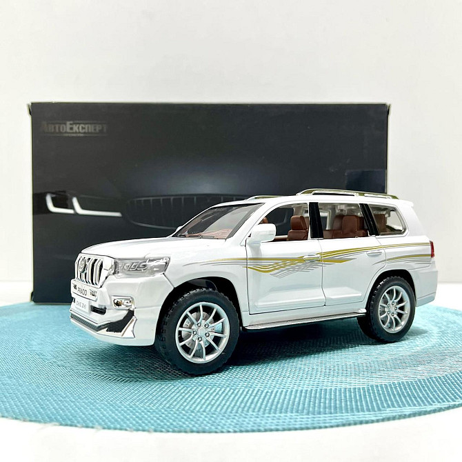 Машинка Джип TK Union Группа Toyota Land Cruiser инерционная 1:24 Белая (GT - 4789) Чернігів - фото 4