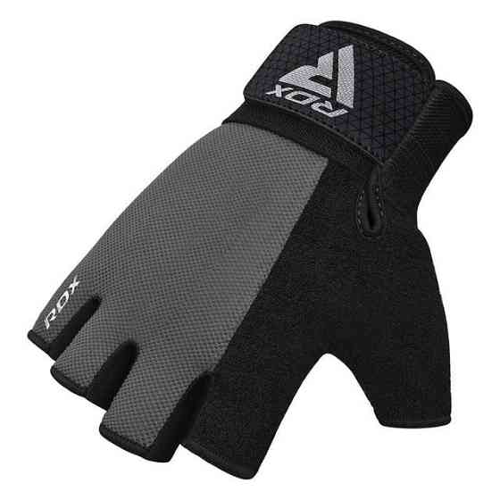 Перчатки для фітнесу RDX W1 Half Gray Plus XL Кам'янське
