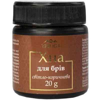Хна Triuga Для брів Аюрведична Світло-Коричнева 20 г (8908003544601) Вінниця
