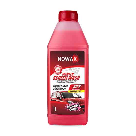 Омивач скла Nowax -80°C зимовий Bubble Gum концентрат 1л Львів