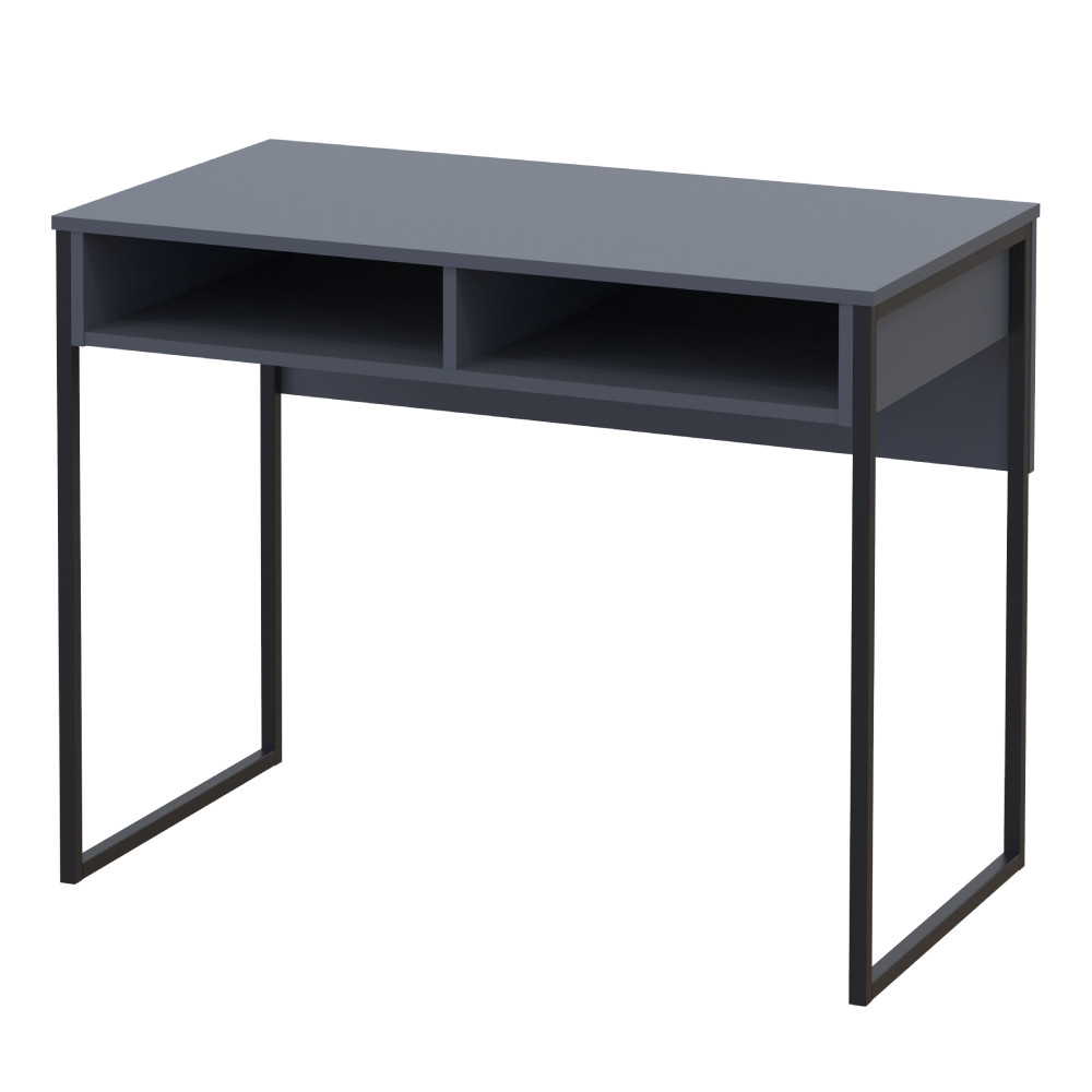 Стол письменный с полкой Doros Барт 100х55х78,1 см Графит (DRS-011426) Львов - изображение 3