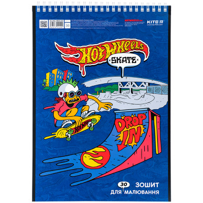 Альбом для рисования Kite Hot Wheels 30 листов (HW24-243) Винница - изображение 3