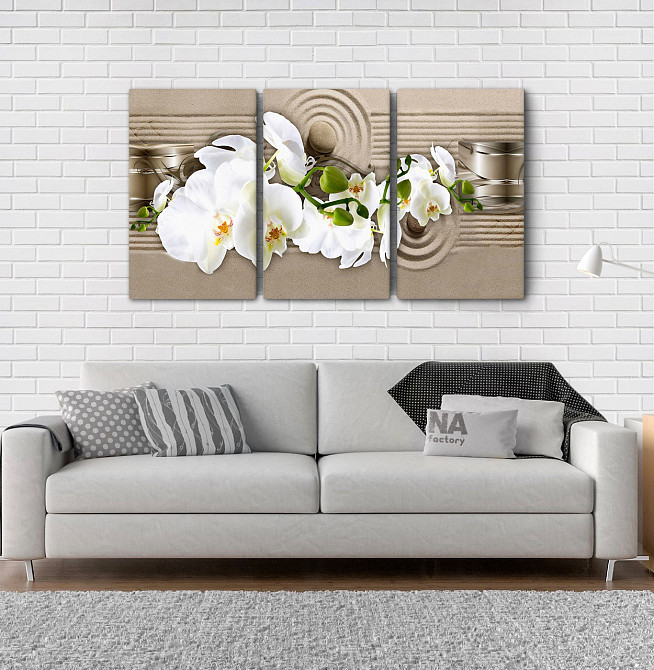 Модульна картина Абстракція Квіти Аrt-218_3А Київ - фото 2