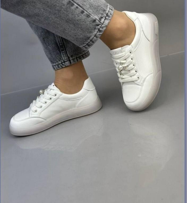 ALLSY Кеди жіночі ALLSY білі натуральна шкіра р. 36-39 (75053) 39 Коломыя - изображение 1