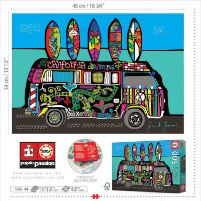 Пазл Educa Мрія про Каліфорнію 500 елементів (6337233) Вінниця - фото 2