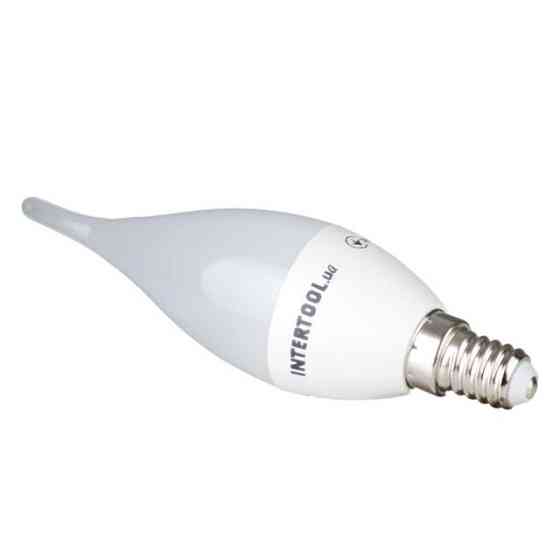 Лампа світлодіодна LED CA37, E14, 3 Вт, 150-300 В, 4000 K, 30000 год, гарантія 3 роки (Свічка на вітрі) Львів