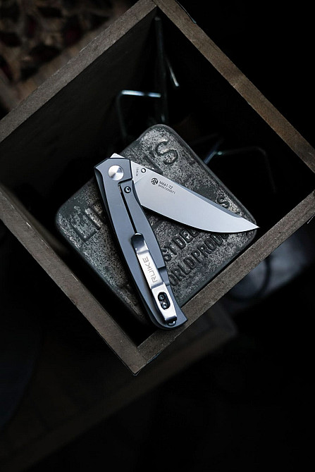 Ніж складаний кишеньковий Ruike M661-TZ, (7.4 см) steel 154СМ / G10 чорний Київ - фото 15