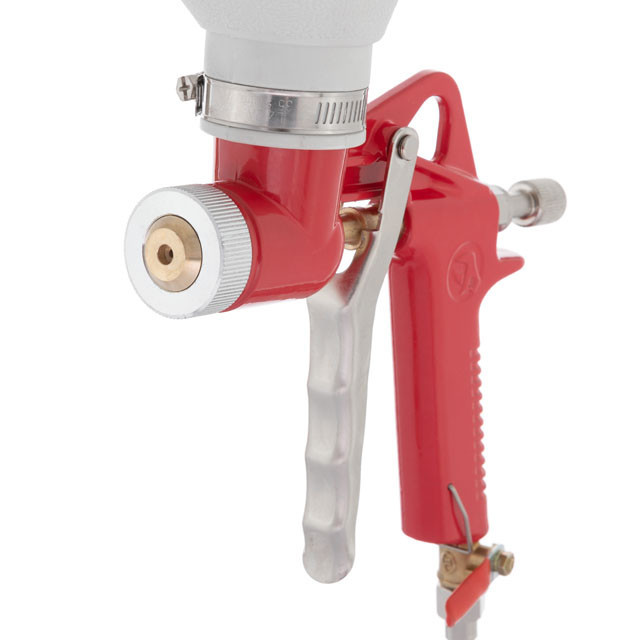 Розпилювач штукатурний пневматичний, форсунки: 4, 6, 8 мм, верхній пластиковий бачок, 9000 мл, 3-6 атм INTERTOOL PT-0403 Киев - изображение 12