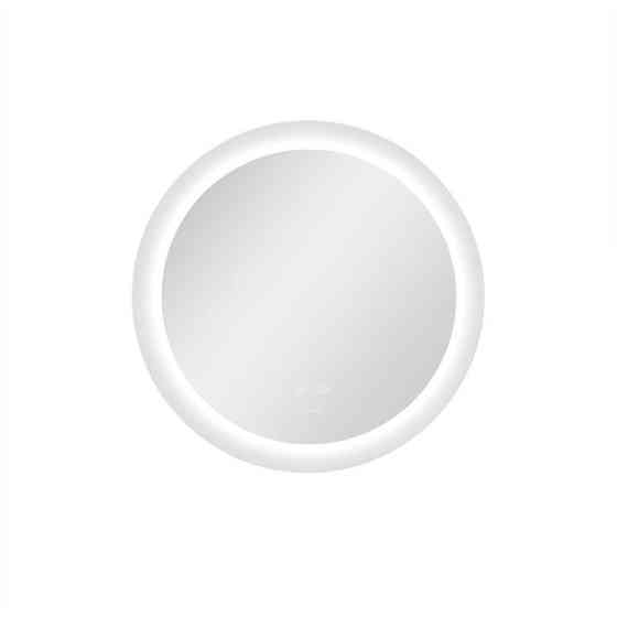 Дзеркало настінне кругле сенсорне Qtap Taurus (TA1) R600 з LED-підсвіткою Touch, з антизапотіванням Харків
