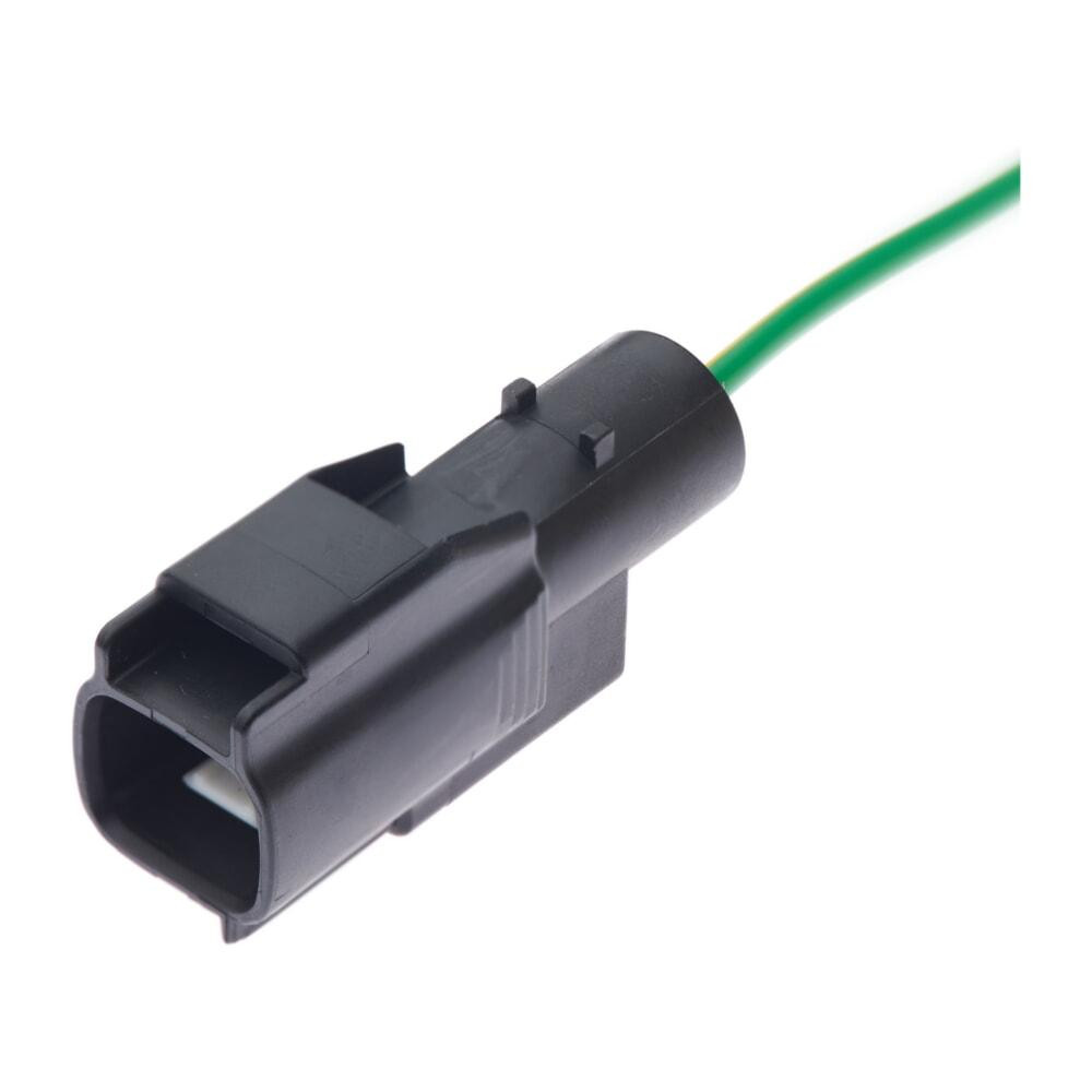 Електричний з'єднувач із дротом, 1-контактний, До Вентилятора Охолодження, Чорний, Пластик, Київ - фото 1