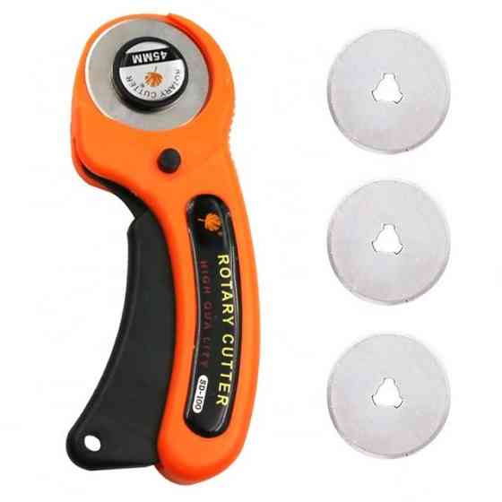 Ручний розкрійний ніж 45мм для тканини та шкіри Київ