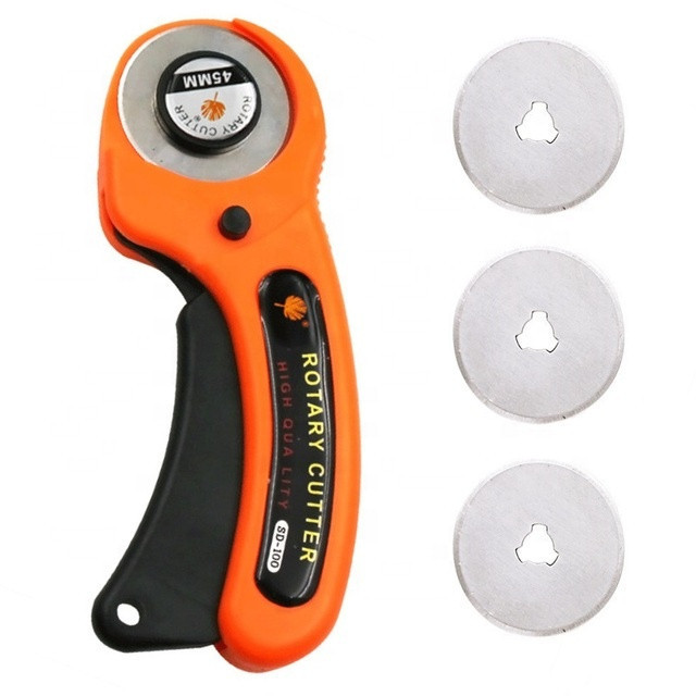 Ручний розкрійний ніж 45мм для тканини та шкіри Київ - фото 3