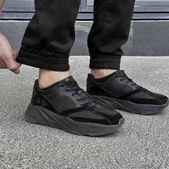 Штани-карго чоловічі весняні з кишенями чорні Pobedov VZIR Київ