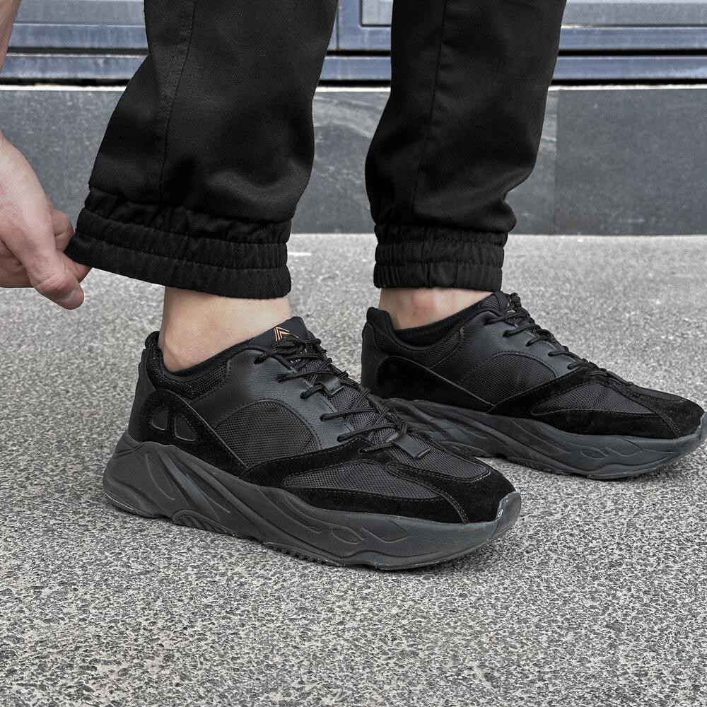 Брюки-карго мужские весенние с карманами черные Pobedov VZIR Киев - изображение 6